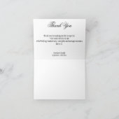 金ゴールド&パール25結婚周年記念 サンキューカード (内部)