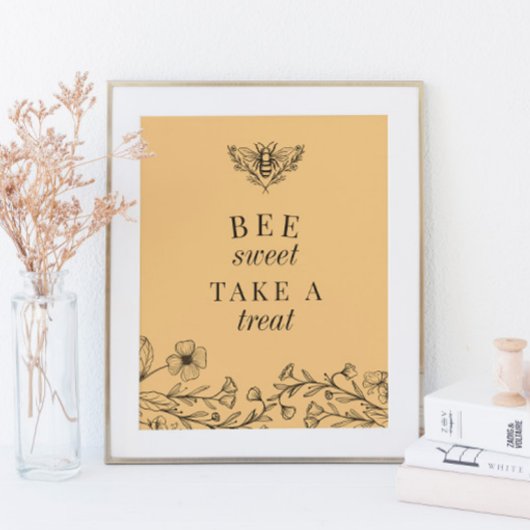 金ゴールド・ビー・スウィートが好意を示すサインを受け取る ポスター