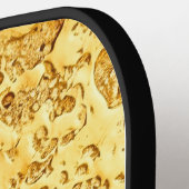 金ゴールド ピックルボールラケット (左詳細)