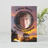 金ゴールド・ピンクサンセット記念撮影プログラム 招待状 (スタンド正面)