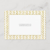 金ゴールド&ピンクフローラ詳細カード エンクロージャーカード (裏面)