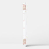 金ゴールド&ピンクユニコーンフラワー開花トレンディーかわいい Case-Mate iPhoneケース (裏面 / 右)