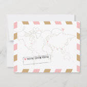 金ゴールド&ピンクワールドトラベラーエアメールレシピ (裏面)