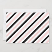 金ゴールド&ピンク紙吹雪ブランチ&バブリーブライダルシャワー 招待状 (裏面)