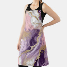 金ゴールド、ピンク花崗岩、白い大理石デザイン