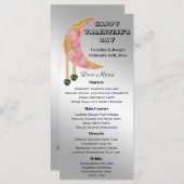 金ゴールド・ピンク・ムーン・グリーン・ハート・ジュエル・バレンタイン・デー メニュー (正面/裏面)