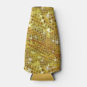 金ゴールド、フェイクグリッター、ボトルクール ボトルクーラー (正面)