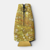 金ゴールド、フェイクグリッター、ボトルクール ボトルクーラー (裏面)