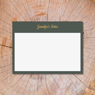 金ゴールド&フォレストグリーン ポストイット