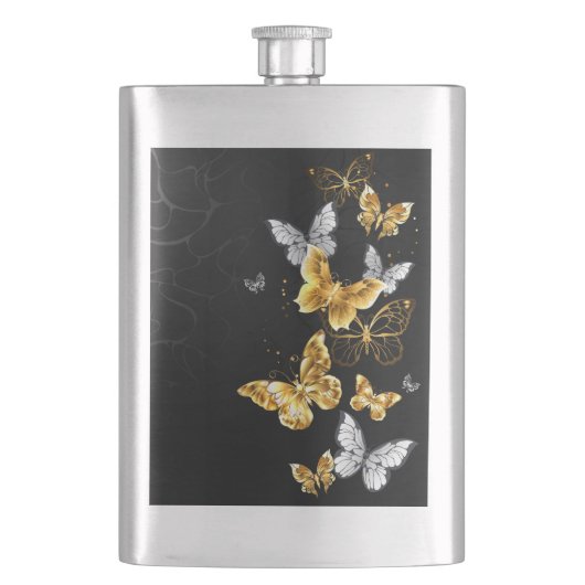 金ゴールド フラスク (正面)