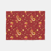 金ゴールド フリースブランケット (正面(横))