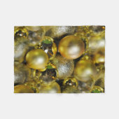 金ゴールド フリースブランケット (正面(横))