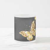 金ゴールド フロストグラスマグカップ (中央)