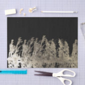 金ゴールド&ブラックグラムパインツリーフォレ素朴スト結婚ーズ 薄葉紙 (クラフト)