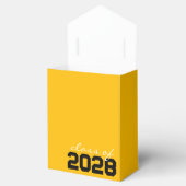 金ゴールド&ブラックフォトコラージフィルムストリップ優先ボックス フェイバーボックス (オープン)