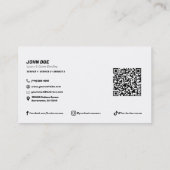 金ゴールド&ブラックラグジュアリーオートカーディテリング体ショップ 名刺 (裏面)