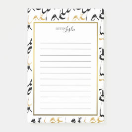 金ゴールド&ブラックラブメモ帳からのメモ ポストイット