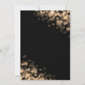 金ゴールド&ブラック40結婚周年記念 招待状 (裏面)