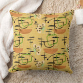 金ゴールド・ブラック・グリーン50年代レトロスタイル クッション (ブランケット)