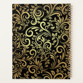 金ゴールド&ブラック – MOM - WOW | プランナー手帳 (裏面)