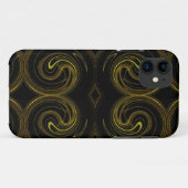 金ゴールド&ブラックiPhone 5ケースメイトKolly There Case-Mate iPhoneケース (裏面(横))