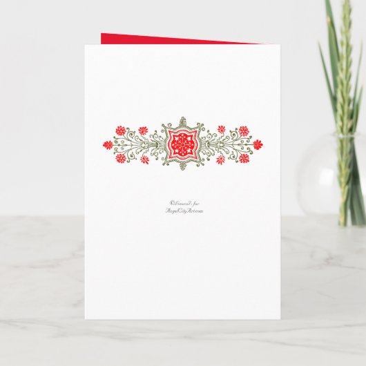 金ゴールド・ブルーエレガント招待状 招待状 (裏面)