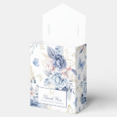 金ゴールド&ブルーリトルバタフライボーイベビーシャワー フェイバーボックス (オープン)