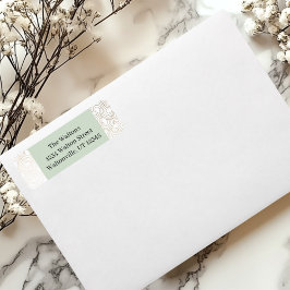 金ゴールド/ベージュ円形デザイン ラベル