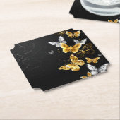 金ゴールド ペーパーコースター (アングル)