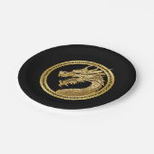 金ゴールド ペーパープレート (アングル)