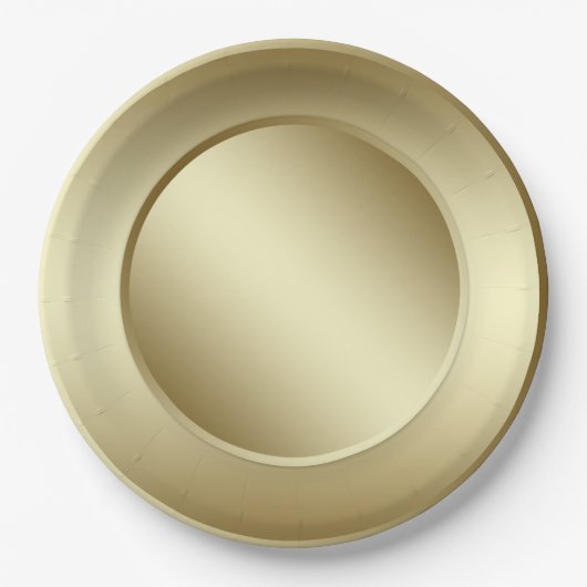 金ゴールド ペーパープレート (正面)