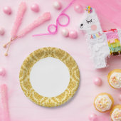 金ゴールド ペーパープレート (パーティー)