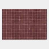 金ゴールド、ホリー&ココア応援包装紙シート ラッピングペーパーシート (正面2)