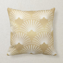 金ゴールド&ホワイトアートデコパターン23