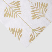 金ゴールド&ホワイトスタイルのリーファアートデコパターン 薄葉紙 (詳細)