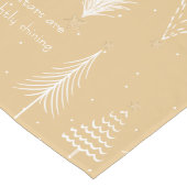 金ゴールド,ホワイト,クリスマスツリースターズホリデエレガントィ ロングテーブルランナー (コーナー)