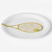 金ゴールド&ホワモダンイトテエレガントニス紙プレート ペーパープレート (アングル)