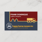 金ゴールド·ホーム移動ロジステ縁どィクス·ドライバ 名刺 (正面)