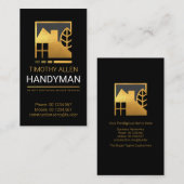 金ゴールド・ホーム・ランドスケープ・リノベーション・サービス 名刺 (正面/裏面)