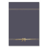 金ゴールド·ボウ·オリーブ&レモンズ テーブルナンバー (裏面)