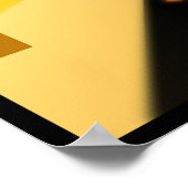 金ゴールド ポスター (角)