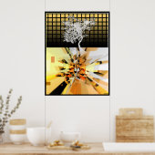 金ゴールド ポスター (キッチン)