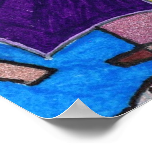 金ゴールド ポスター (角)