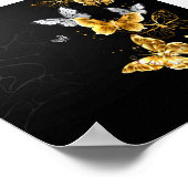 金ゴールド ポスター (角)