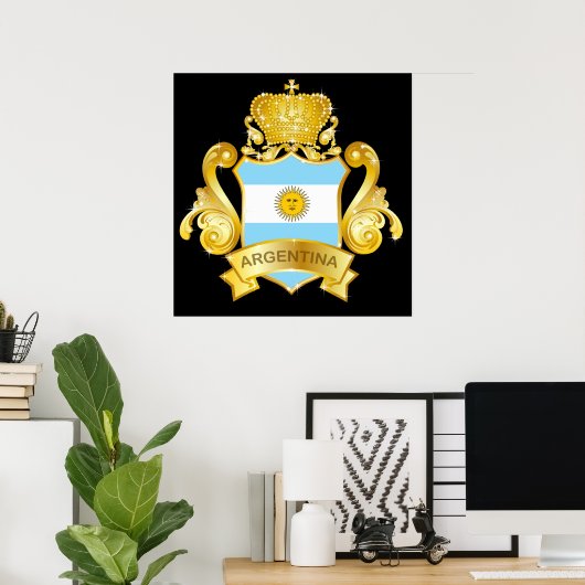 金ゴールド ポスター (ホームオフィス)