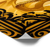 金ゴールド ポスター (角)