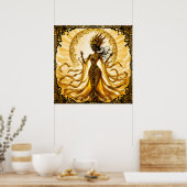 金ゴールド ポスター (キッチン)