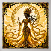 金ゴールド ポスター (正面)