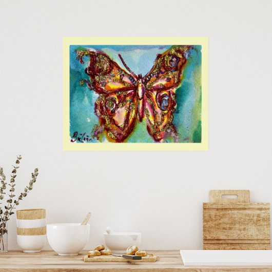 金ゴールド ポスター (キッチン)