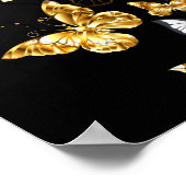 金ゴールド ポスター (角)